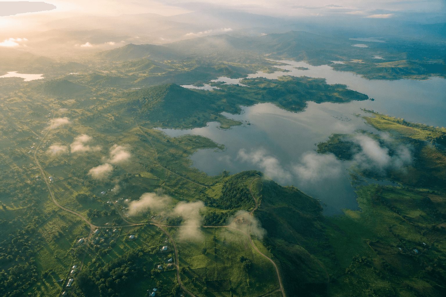 Western Kenya and Lake Region landscape representing Matana Springs distribution coverage