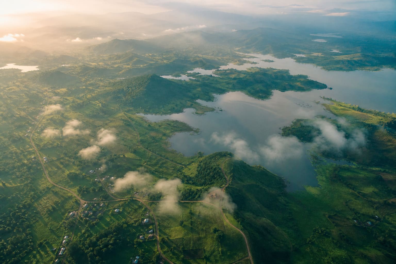 Landscape of Western Kenya and the Lake Region representing Matana Springs distribution coverage